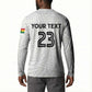 Custom Football 2026 Ghana Button Sweatshirt Black Stars Go Glory
