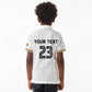 Custom Football 2026 Ghana Kid Polo Shirt Black Stars Go Glory