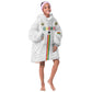 Custom Football 2026 Ghana Kid Wearable Blanket Hoodie Black Stars Go Glory