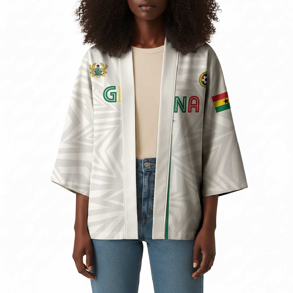 Custom Football 2026 Ghana Kimono Black Stars Go Glory
