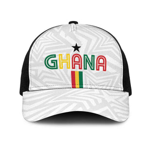 Football 2026 Ghana Mesh Trucker Cap Black Stars Go Glory
