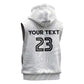 Custom Football 2026 Ghana Sleeveless Hoodie Black Stars Go Glory