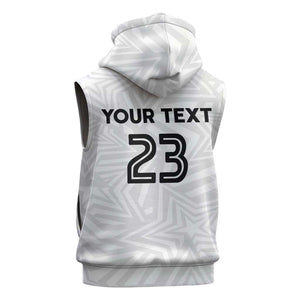 Custom Football 2026 Ghana Sleeveless Hoodie Black Stars Go Glory