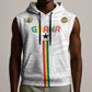Custom Football 2026 Ghana Sleeveless Hoodie Black Stars Go Glory