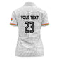 Custom Football 2026 Ghana Women Polo Shirt Black Stars Go Glory