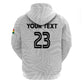 Custom Football 2026 Ghana Zip Hoodie Black Stars Go Glory