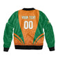 Custom Ivory Coast 2026 World Football Bomber Jacket Elephants Go Champions