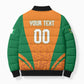 Custom Ivory Coast 2026 World Football Bomber Puffer Jacket Elephants Go Champions