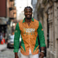 Custom Ivory Coast 2026 World Football Long Sleeve Button Shirt Elephants Go Champions