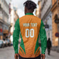 Custom Ivory Coast 2026 World Football Long Sleeve Button Shirt Elephants Go Champions