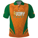 Custom Ivory Coast 2026 World Football Polo Shirt Elephants Go Champions