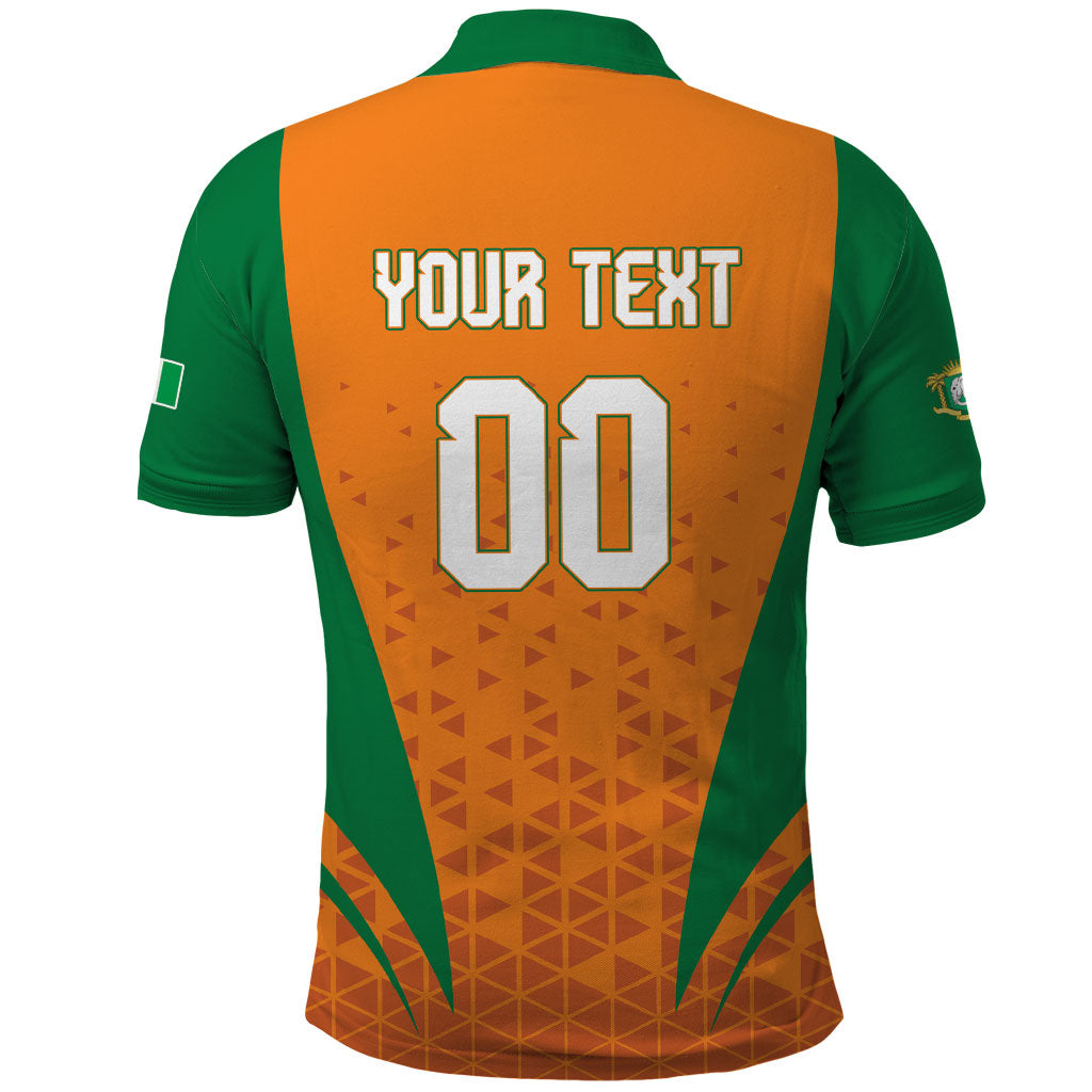 Custom Ivory Coast 2026 World Football Polo Shirt Elephants Go Champions