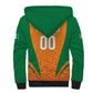 Custom Ivory Coast 2026 World Football Sherpa Hoodie Elephants Go Champions
