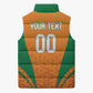Custom Ivory Coast 2026 World Football Sleeveless Puffer Jacket Elephants Go Champions