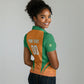 Custom Ivory Coast 2026 World Football Women Polo Shirt Elephants Go Champions