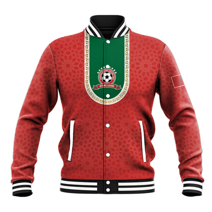 Custom Morocco 2026 World Football Baseball Jacket Atlas Lions Go Champions