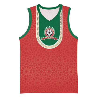 Custom Morocco 2026 World Football Basketball Jersey Atlas Lions Go Champions