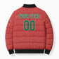 Custom Morocco 2026 World Football Bomber Puffer Jacket Atlas Lions Go Champions