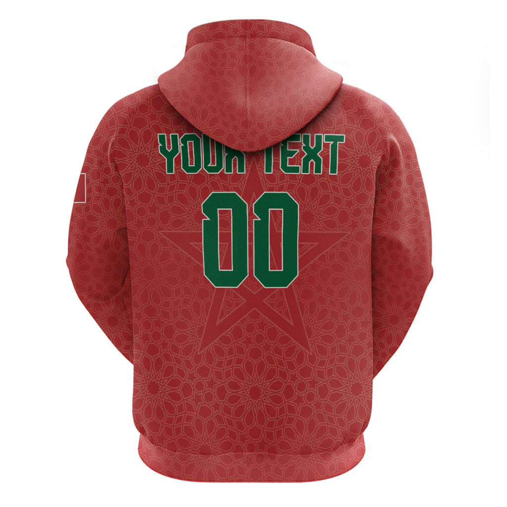 Custom Morocco 2026 World Football Hoodie Atlas Lions Go Champions