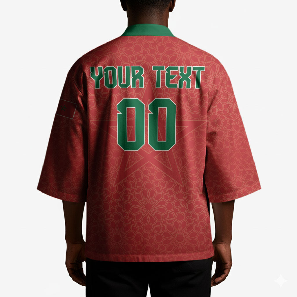 Custom Morocco 2026 World Football Kimono Atlas Lions Go Champions