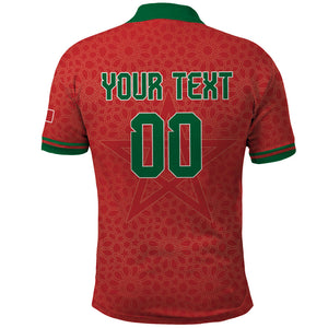 Custom Morocco 2026 World Football Polo Shirt Atlas Lions Go Champions