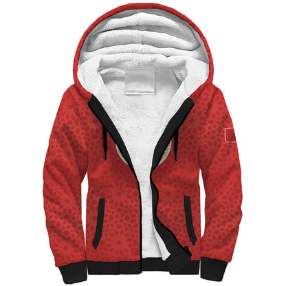Custom Morocco 2026 World Football Sherpa Hoodie Atlas Lions Go Champions