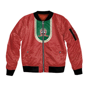 Custom Morocco 2026 World Football Sleeve Zip Bomber Jacket Atlas Lions Go Champions