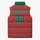 Custom Morocco 2026 World Football Sleeveless Puffer Jacket Atlas Lions Go Champions