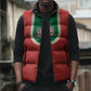 Custom Morocco 2026 World Football Sleeveless Puffer Jacket Atlas Lions Go Champions