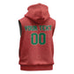 Custom Morocco 2026 World Football Sleeveless Zip Hoodie Atlas Lions Go Champions