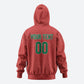 Custom Morocco 2026 World Football Zip Hoodie Atlas Lions Go Champions