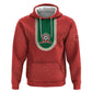 Custom Morocco 2026 World Football Zip Hoodie Atlas Lions Go Champions