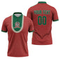 Custom Morocco 2026 World Football Zipper Polo Shirt Atlas Lions Go Champions