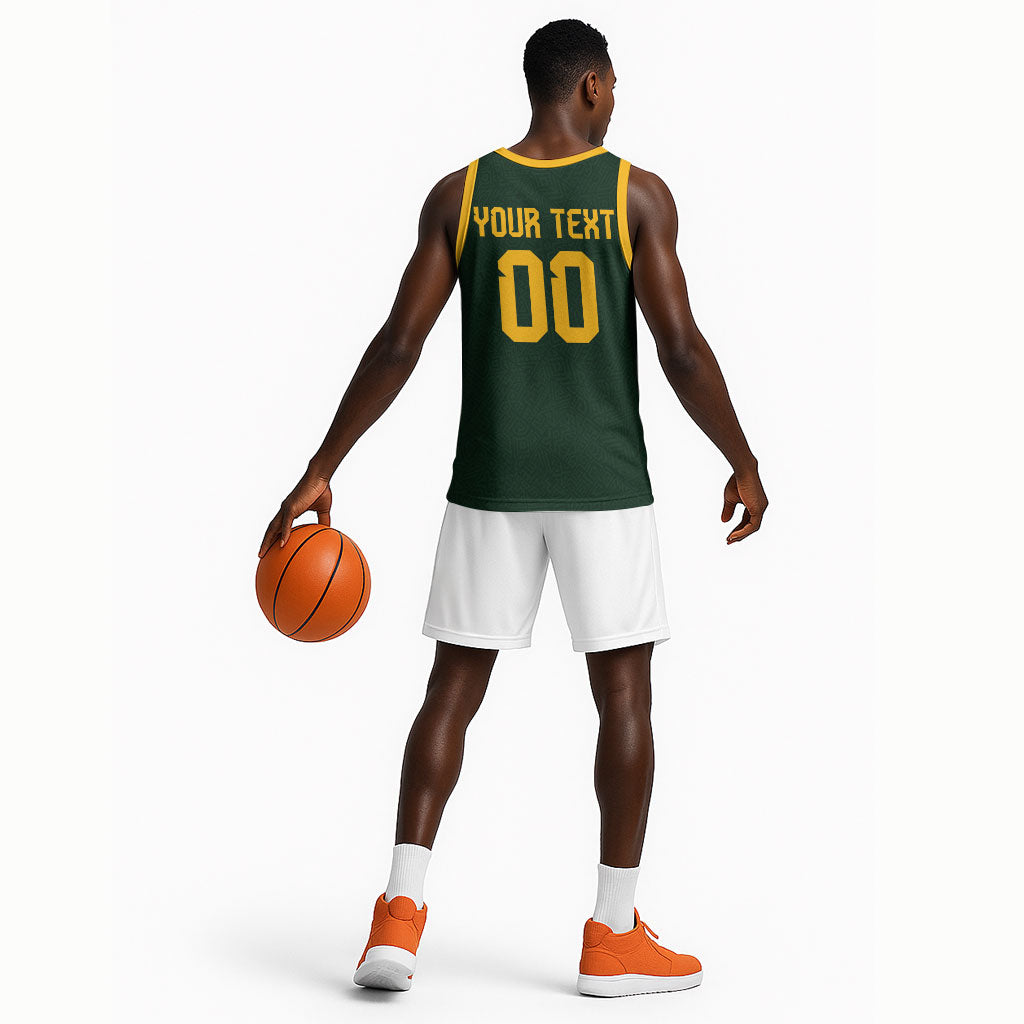 Custom Senegal 2026 World Football Basketball Jersey Lions of Teranga Go Champions