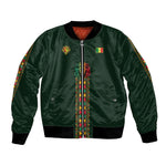 Custom Senegal 2026 World Football Bomber Jacket Lions of Teranga Go Champions