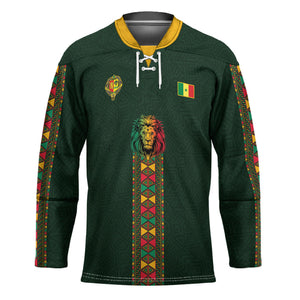 Custom Senegal 2026 World Football Hockey Jersey Lions of Teranga Go Champions