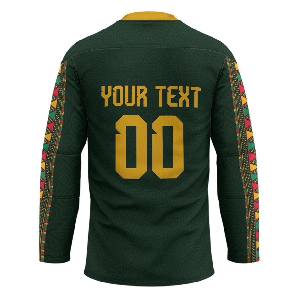 Custom Senegal 2026 World Football Hockey Jersey Lions of Teranga Go Champions
