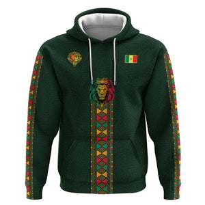 Custom Senegal 2026 World Football Hoodie Lions of Teranga Go Champions