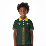 Custom Senegal 2026 World Football Kid Polo Shirt Lions of Teranga Go Champions