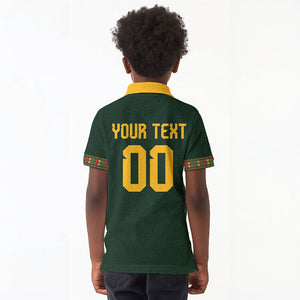 Custom Senegal 2026 World Football Kid Polo Shirt Lions of Teranga Go Champions