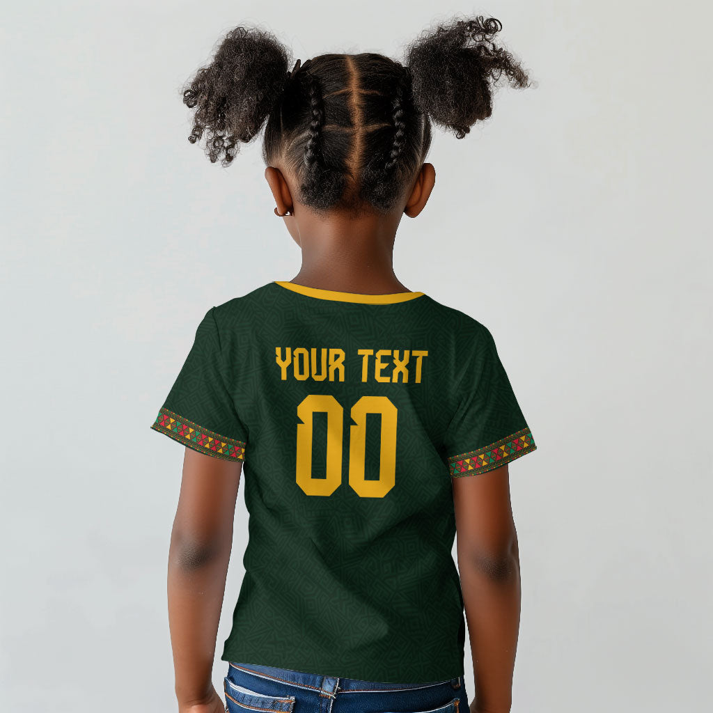 Custom Senegal 2026 World Football Kid T shirt Lions of Teranga Go Champions