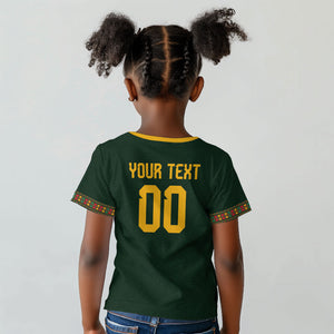 Custom Senegal 2026 World Football Kid T shirt Lions of Teranga Go Champions