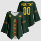 Custom Senegal 2026 World Football Kimono Sleeve Blouse Lions of Teranga Go Champions