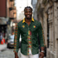 Custom Senegal 2026 World Football Long Sleeve Button Shirt Lions of Teranga Go Champions