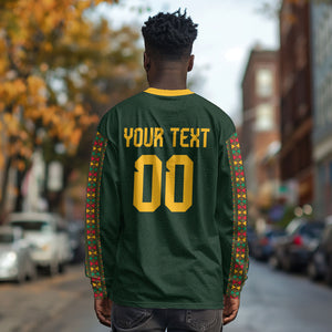 Custom Senegal 2026 World Football Long Sleeve Shirt Lions of Teranga Go Champions