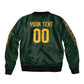Custom Senegal 2026 World Football Sleeve Zip Bomber Jacket Lions of Teranga Go Champions