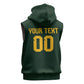 Custom Senegal 2026 World Football Sleeveless Zip Hoodie Lions of Teranga Go Champions