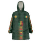 Custom Senegal 2026 World Football Wearable Blanket Hoodie Lions of Teranga Go Champions