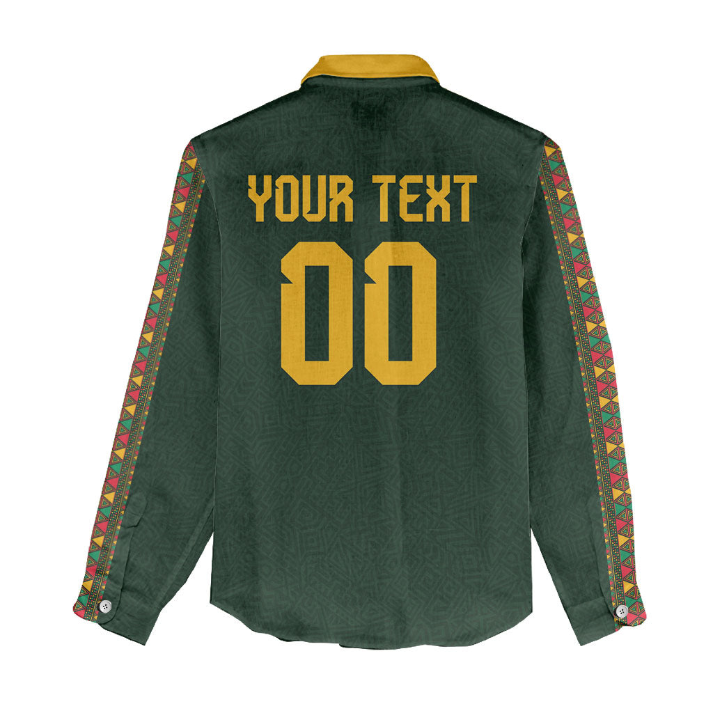 Custom Senegal 2026 World Football Women Casual Shirt Lions of Teranga Go Champions