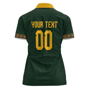 Custom Senegal 2026 World Football Women Polo Shirt Lions of Teranga Go Champions